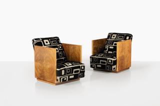 Adrienne Gorska De Montaut - Pair Of Armchairs [Paire De Fauteuils]