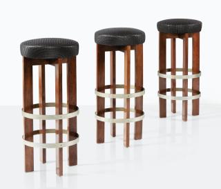 Adrienne Gorska De Montaut - Three Bar Stools [Trois Tabourets De Bar]