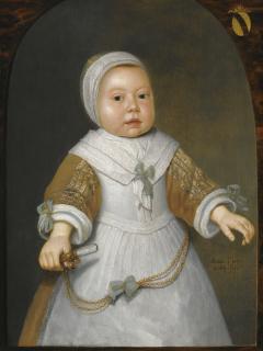 Aelbert Cuyp - Portrait Of A One-Year-Old Girl Of The Van Der Burch Family, Three-Quarter Length