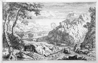 Aelbert Meyeringh - 7 Bll.: Klassische Landschaften.