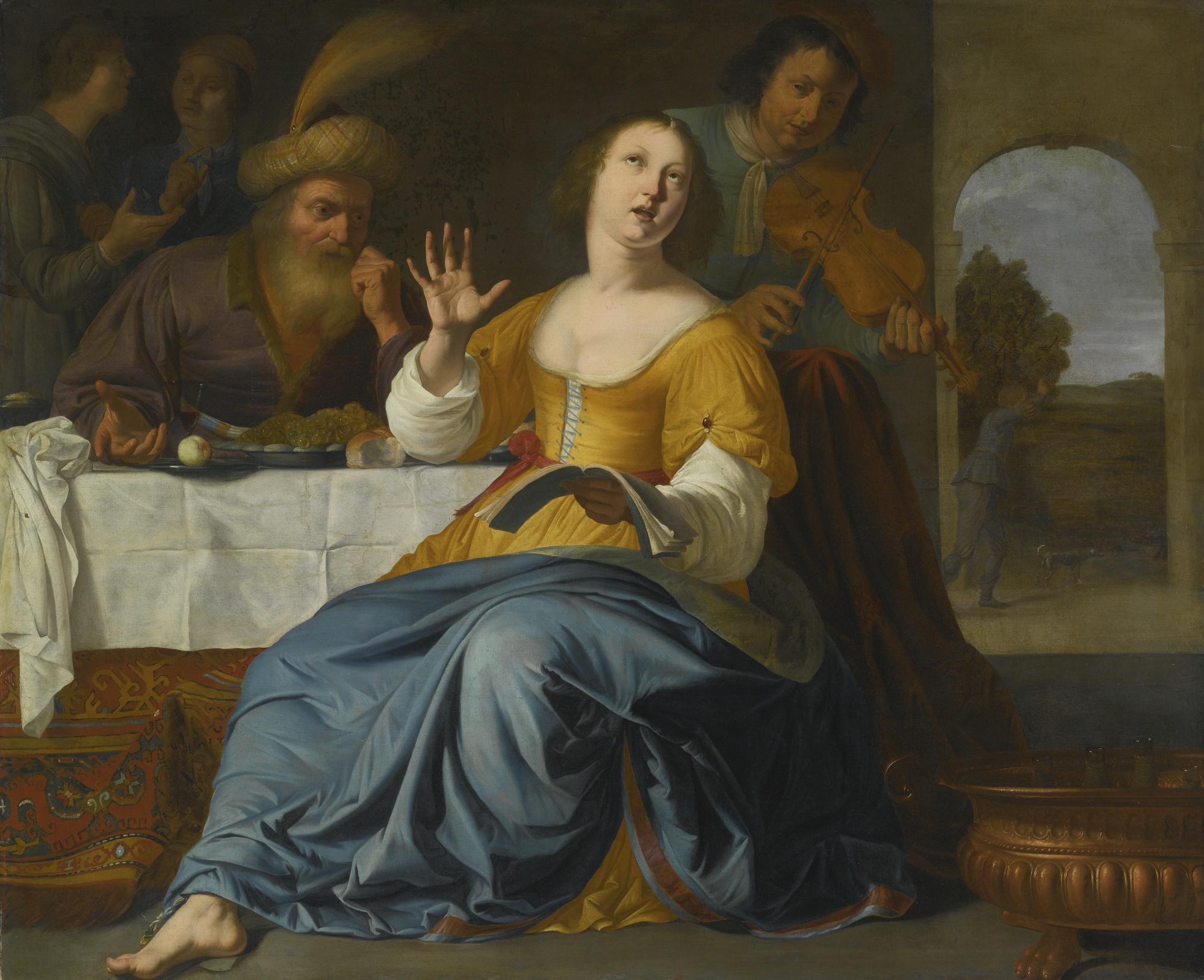 Aelbert Van Der Schoor - Esther And Mordecai