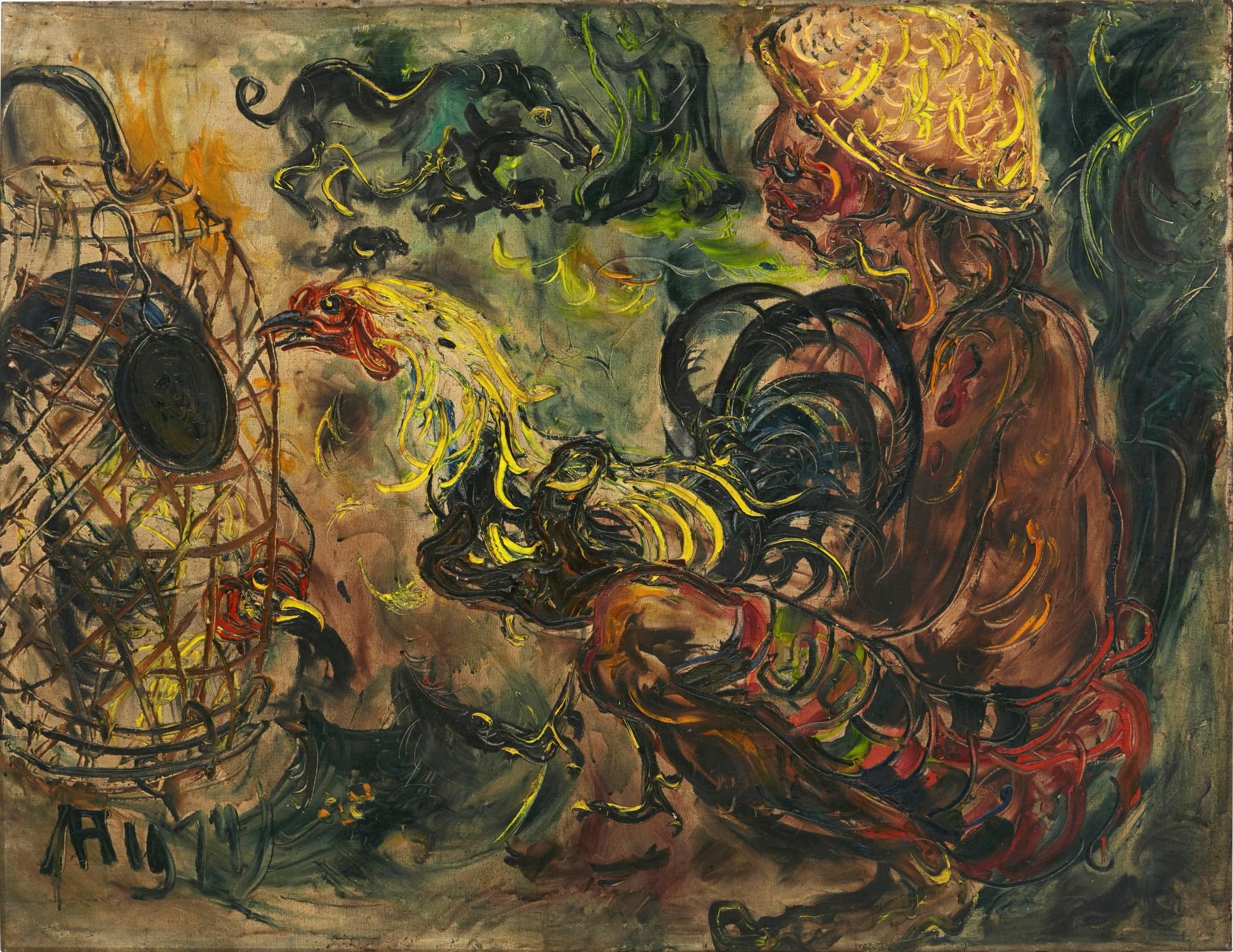 Affandi - Balinese Gambler