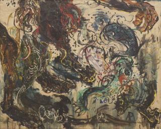 Affandi - Fishermen and Catfishes