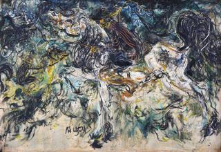Affandi - Horsemen