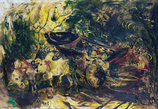 Affandi - Ox Cart