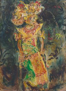 Affandi - Penari Legong (Legong Dancer)