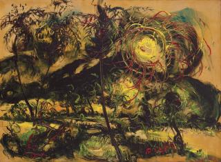 Affandi - Ploughing Sawah Under The Sun