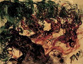 Affandi - Pohon Olive, Italia (Olive trees, Italy)