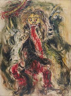 Affandi - Rangda, 1976