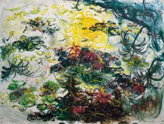 Affandi - The sun and the flowers