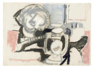 Afro - Natura morta con mandolino (Still Life with Mandolin)