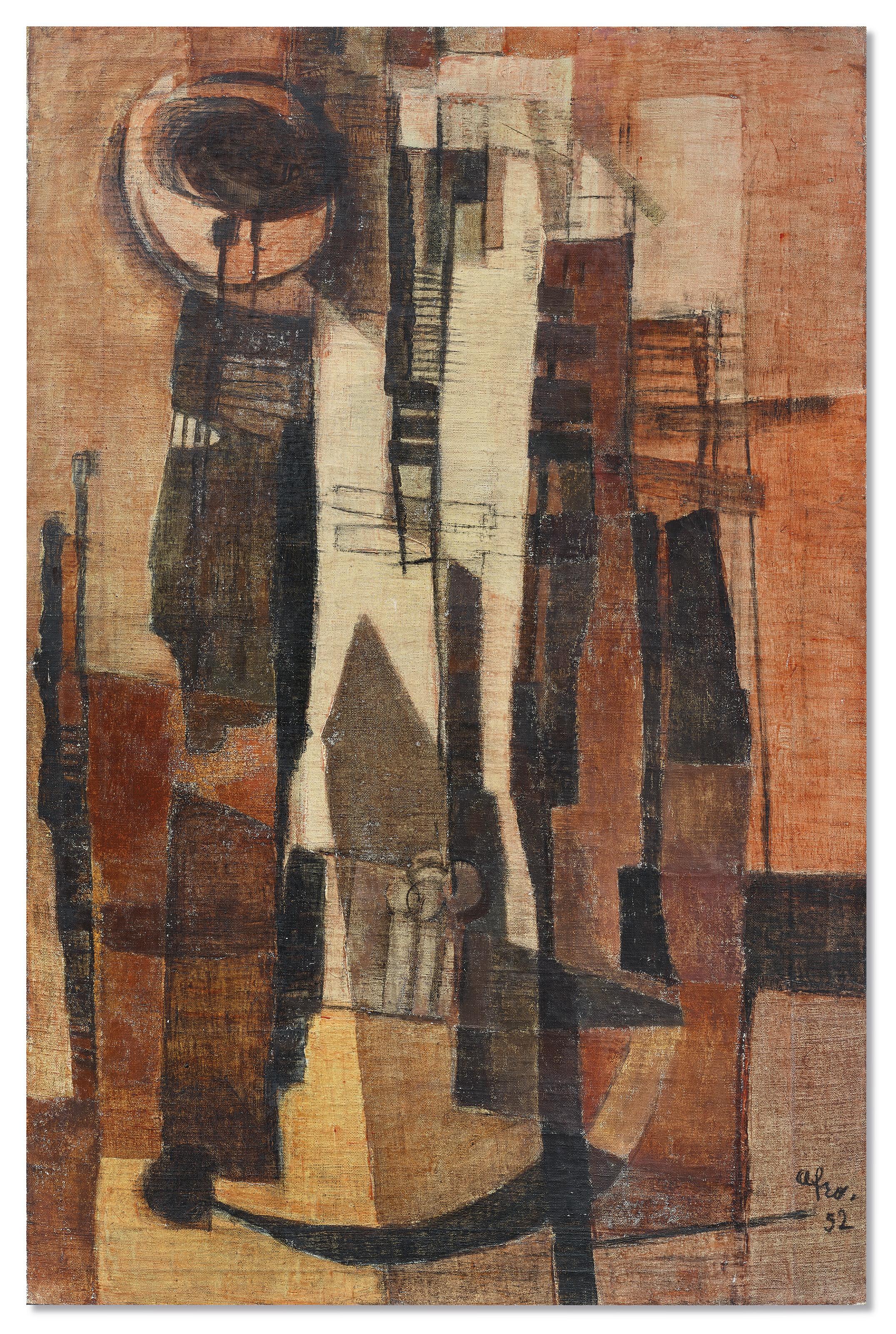 Afro - Paesaggio rosso (Red Landscape)