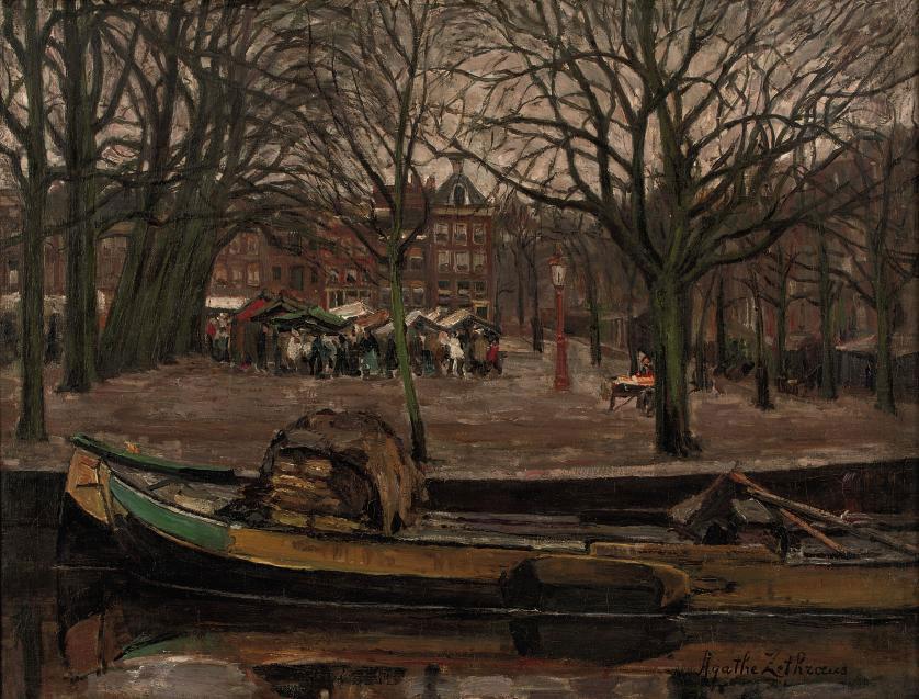 Agatha Zethraeus - Activities on the Amstelveld, Amsterdam