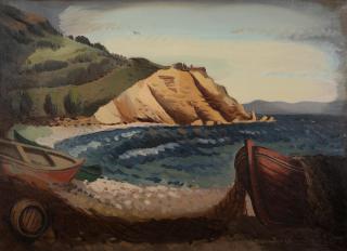 Agenor Asteriadis - Bateaux des pesches sur la côte