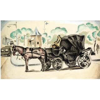 Agenor Asteriadis - Greek The Hansom Cab