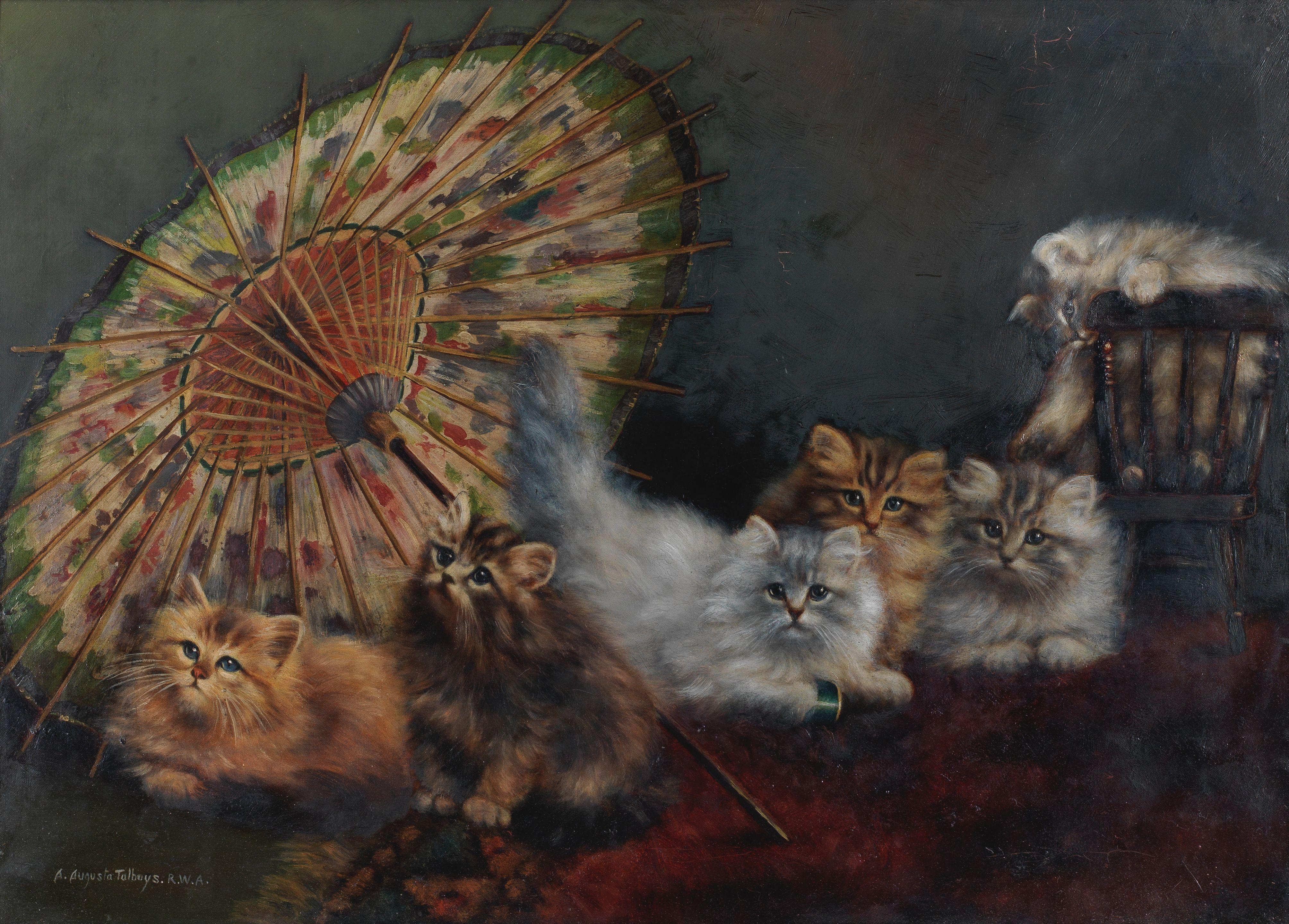 Agnes Augusta Talboys - \'Pussies in conference\'