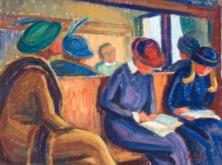 Agnes Cleve - Train compartment