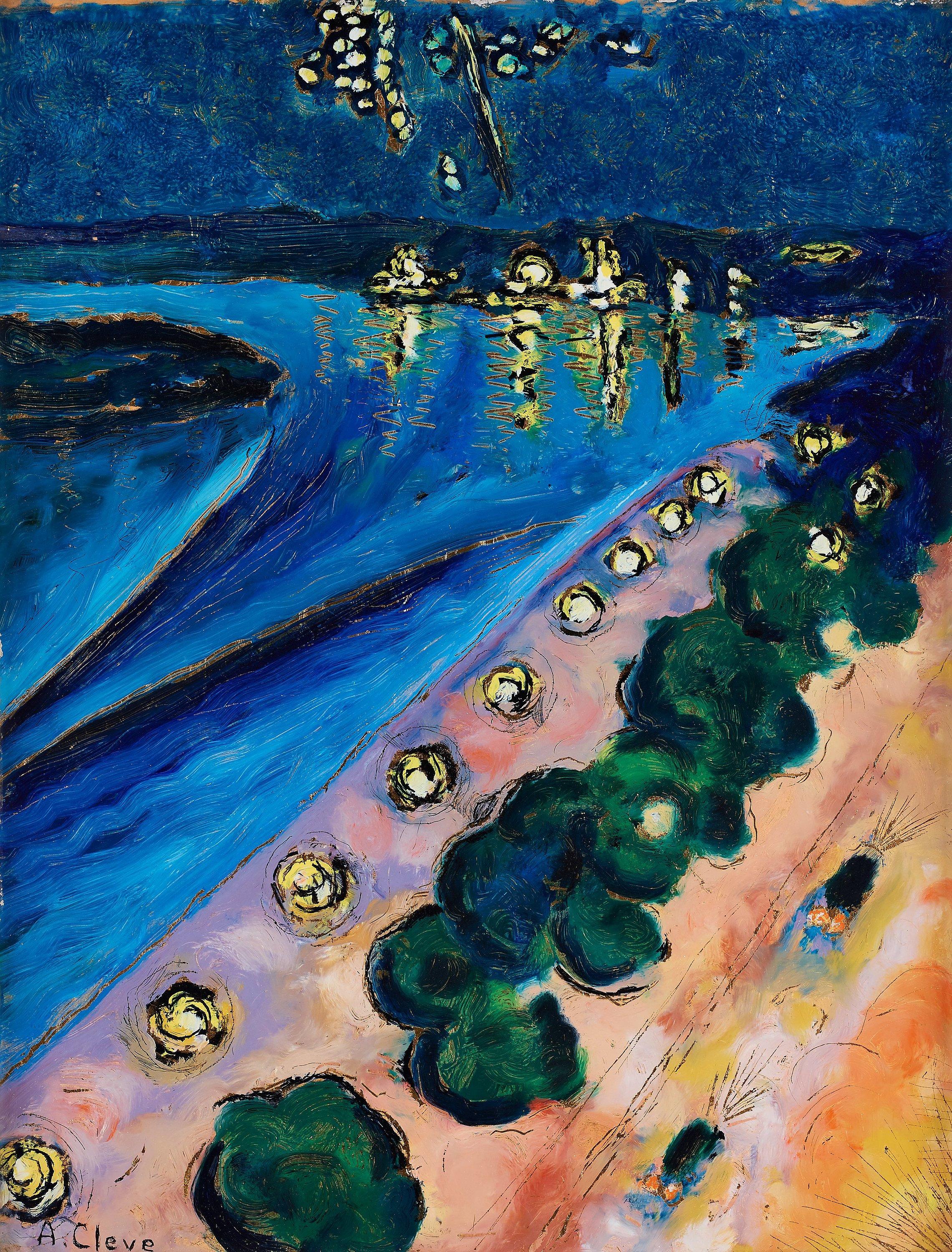 Agnes Cleve - View from Söder Mälarstrand, Stockholm