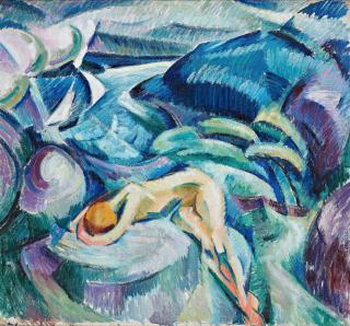 Agnes Cleve - Woman on a cliff