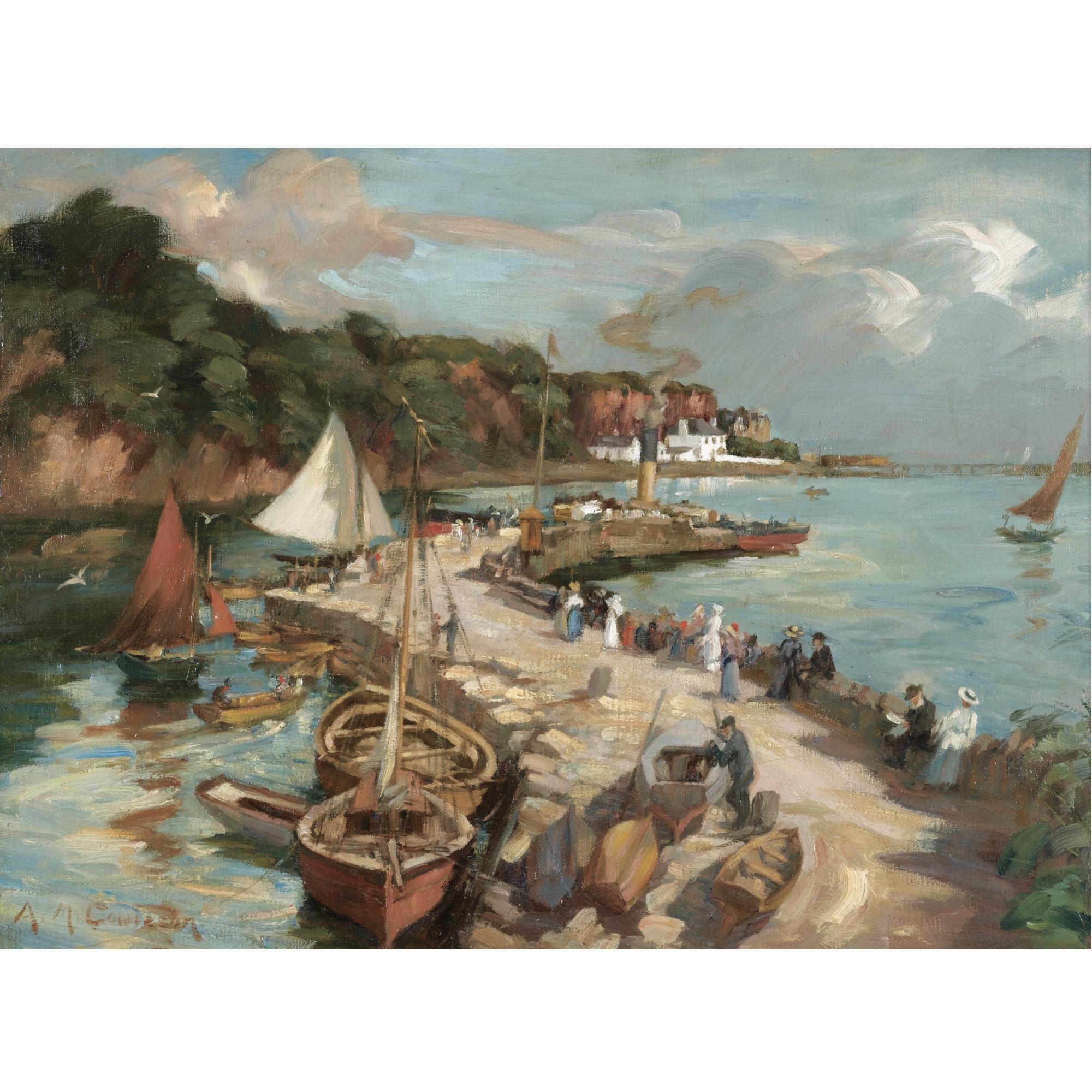 Agnes M. Cowieson - Waiting For The Steamer