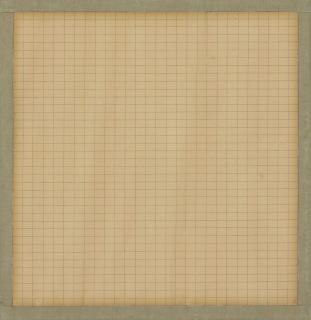 Agnes Martin - Dark
