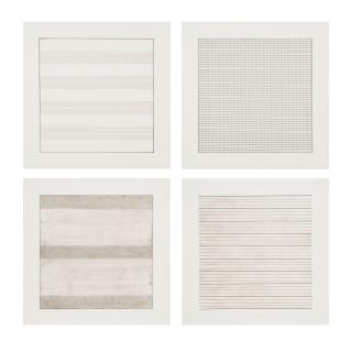Agnes Martin - Paintings and Drawings, from the Stedelijk Museum Portfolio