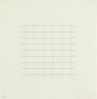 Agnes Martin - Plate 24, from On a Clear Day
