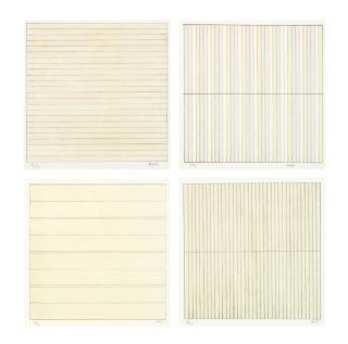 Agnes Martin - Untitled, Pace Editions Inc., New York, 1998