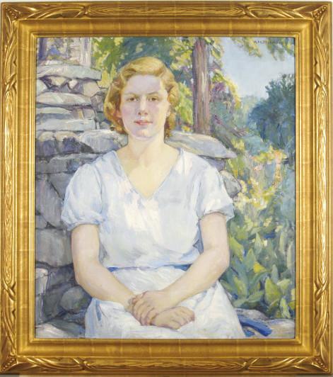 Agnes Millen Richmond - Portrait of a seated lady