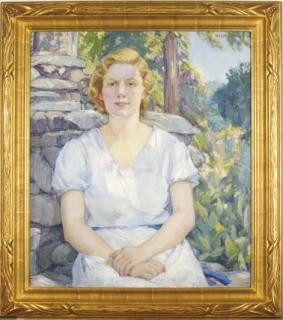 Agnes Millen Richmond - Portrait of a seated lady