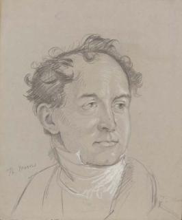 Agostino Aglio - Portrait of Thomas Moore (1779-1852), head-and-shoulders