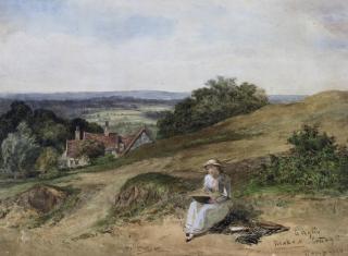 Agostino Aglio - William Blake\'s cottage, Hampstead Heath