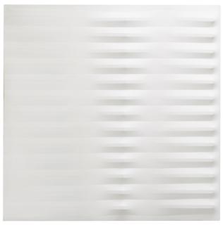 Agostino Bonalumi - Biancosigned And Dated 79 On The Reverse, Shaped Canvas And Vynil Tempera