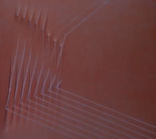 Agostino Bonalumi - Rosso