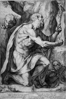 Agostino Carracci - Der heilige Hieronymus.