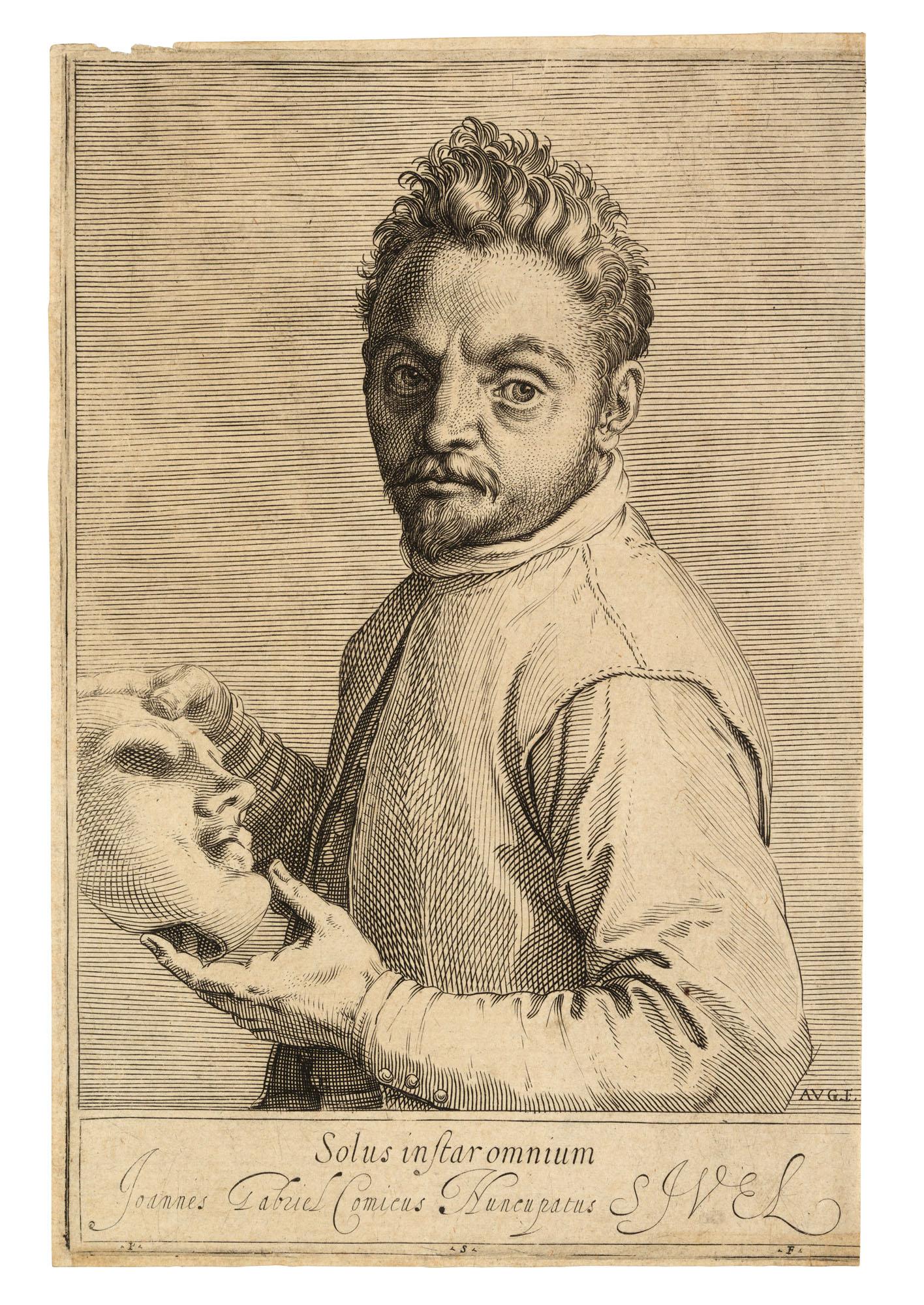 Agostino Carracci - Portrait of Giovanni Gabrielli, called \