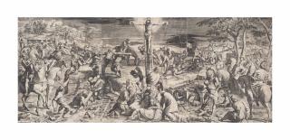 Agostino Carracci - The Crucifixion (Bartsch 23)