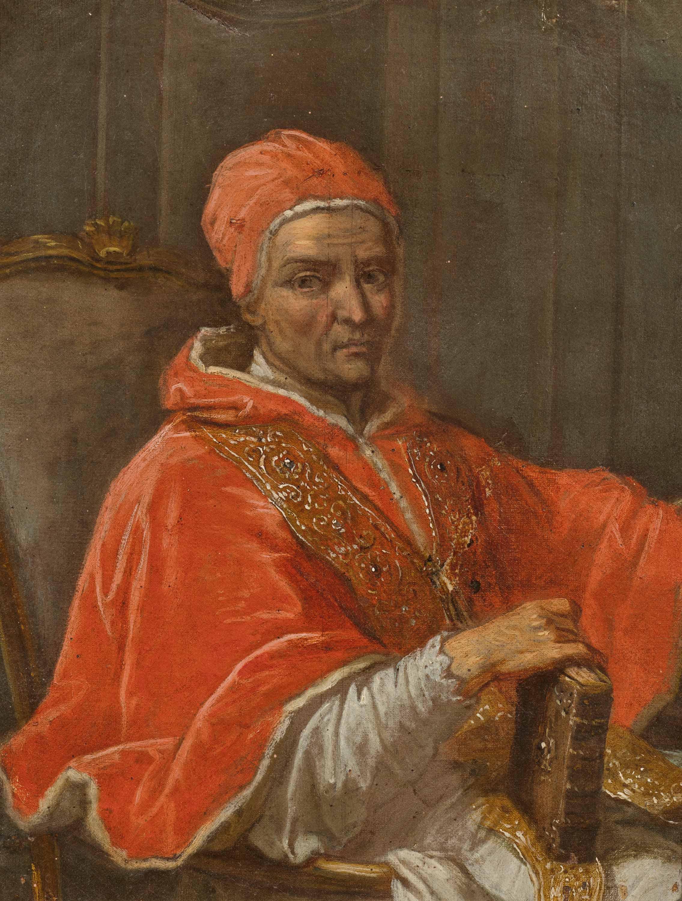 Agostino Masucci - Porträt eines Papstes, vermutlich Benedikt XIII.