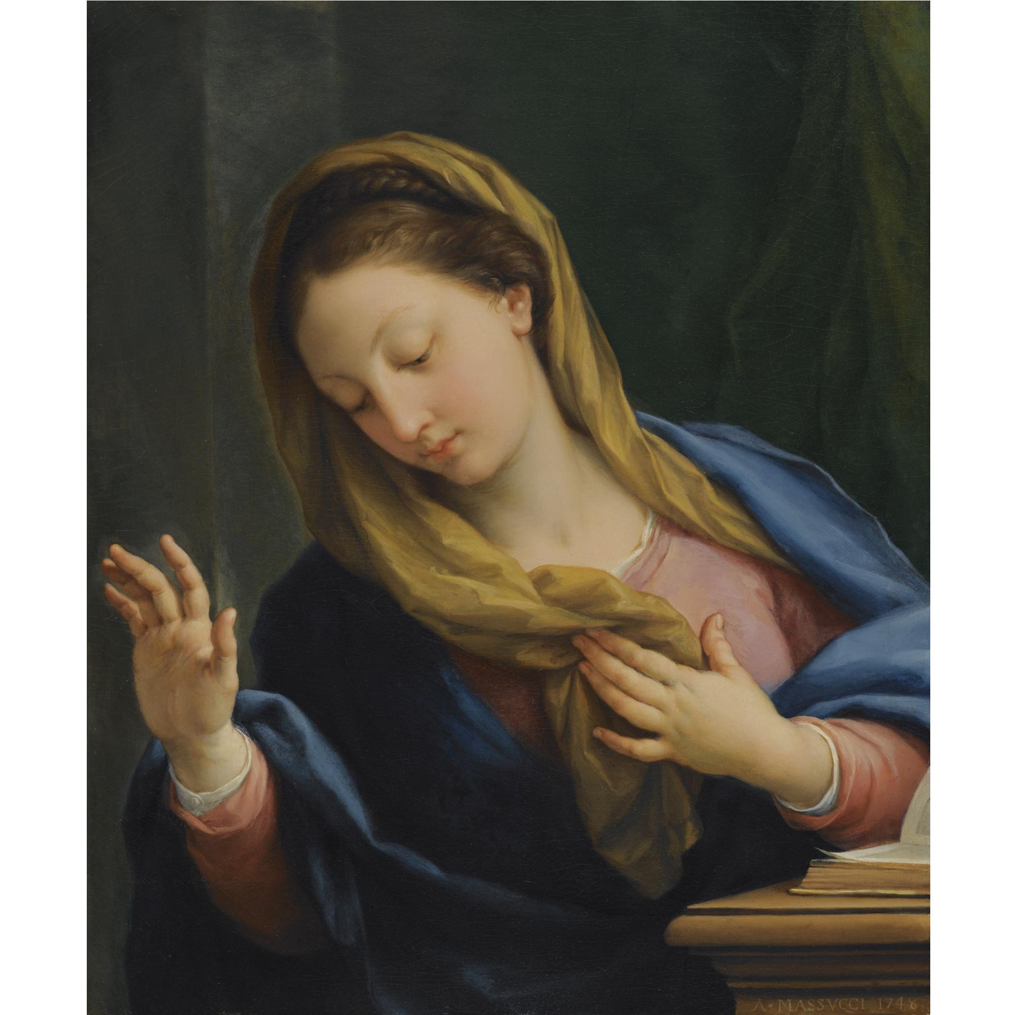 Agostino Masucci - The Virgin Annunciate