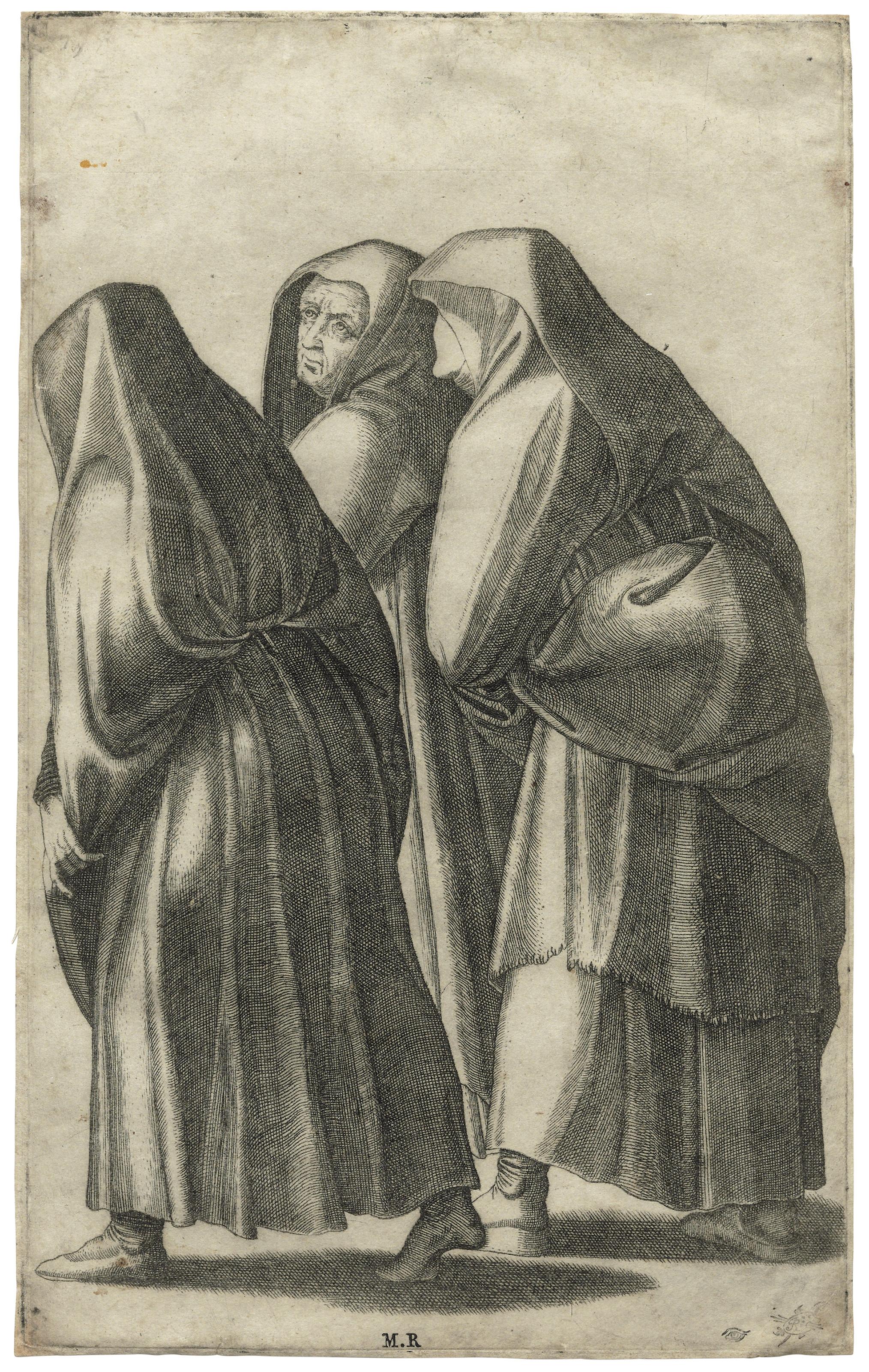 Agostino Veneziano - The Three Holy Women going to the Sepulchre