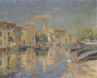 Agricol-Louis Montagne - Le Canal Saint-Sébastien À Martigues