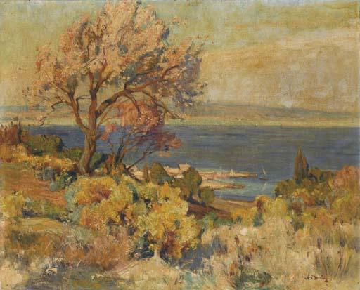 Agricol-Louis Montagne - Le Printemps Sur Les Bords de L\'Étang de Berre