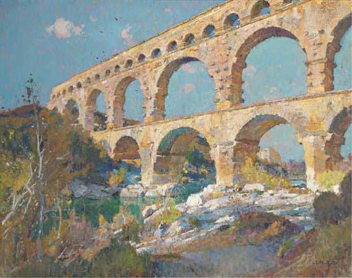 Agricole-Louis Montagné - Le pont du Gard