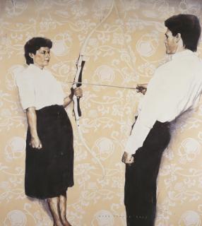 Agus Suwage - Rest energy (Homage to Marina and Ulay)