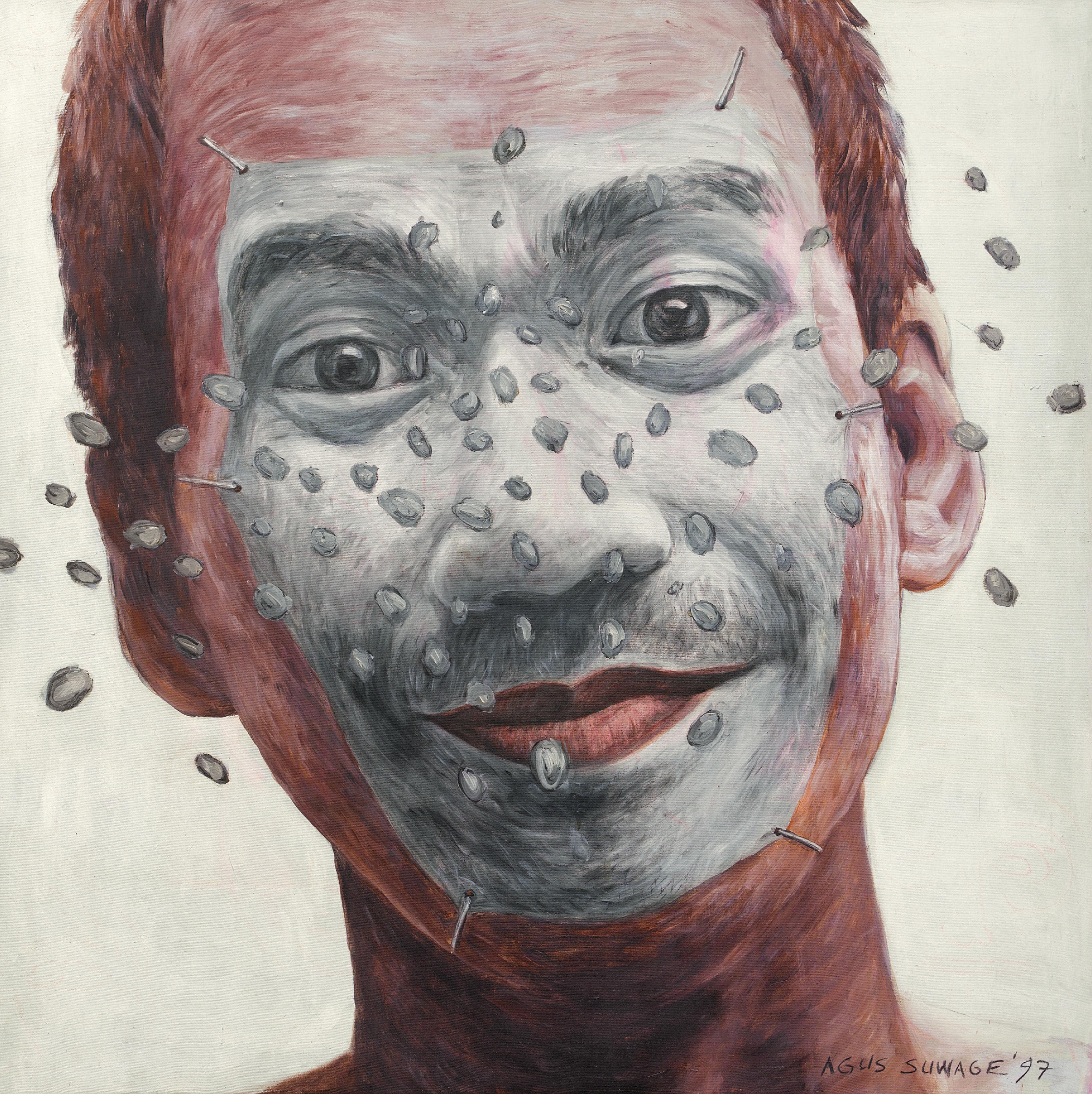 Agus Suwage - Self Portrait