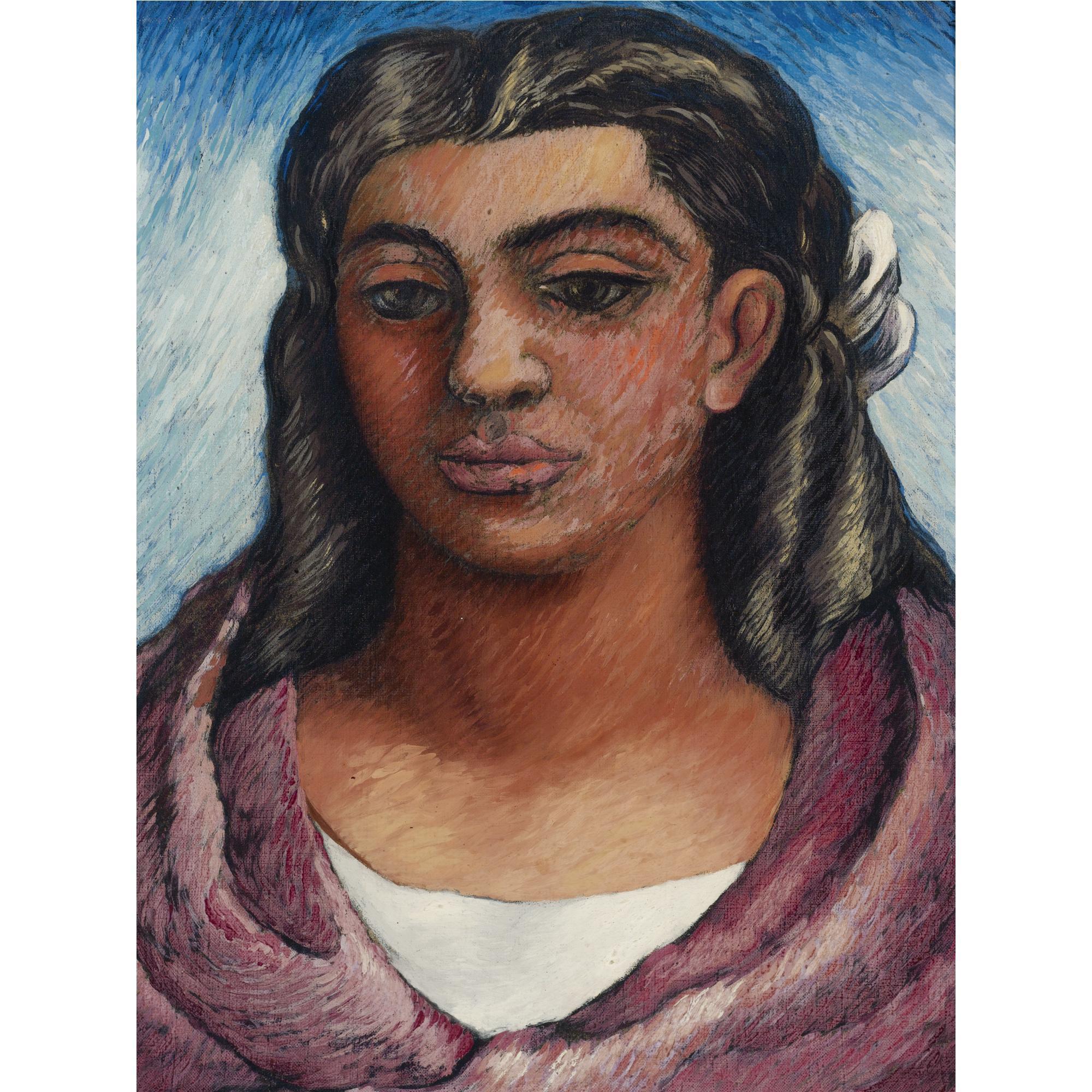 Agustín Lazo - Joven Con Rebozo