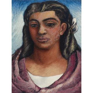 Agustín Lazo - Joven Con Rebozo