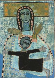 Agustin Ubeda - Vierge à l\'enfant