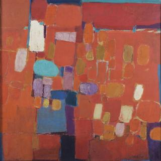 Ahmad Sadali - Abstract Orange