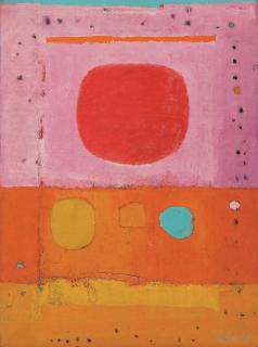 Ahmad Sadali - Abstrak Pink